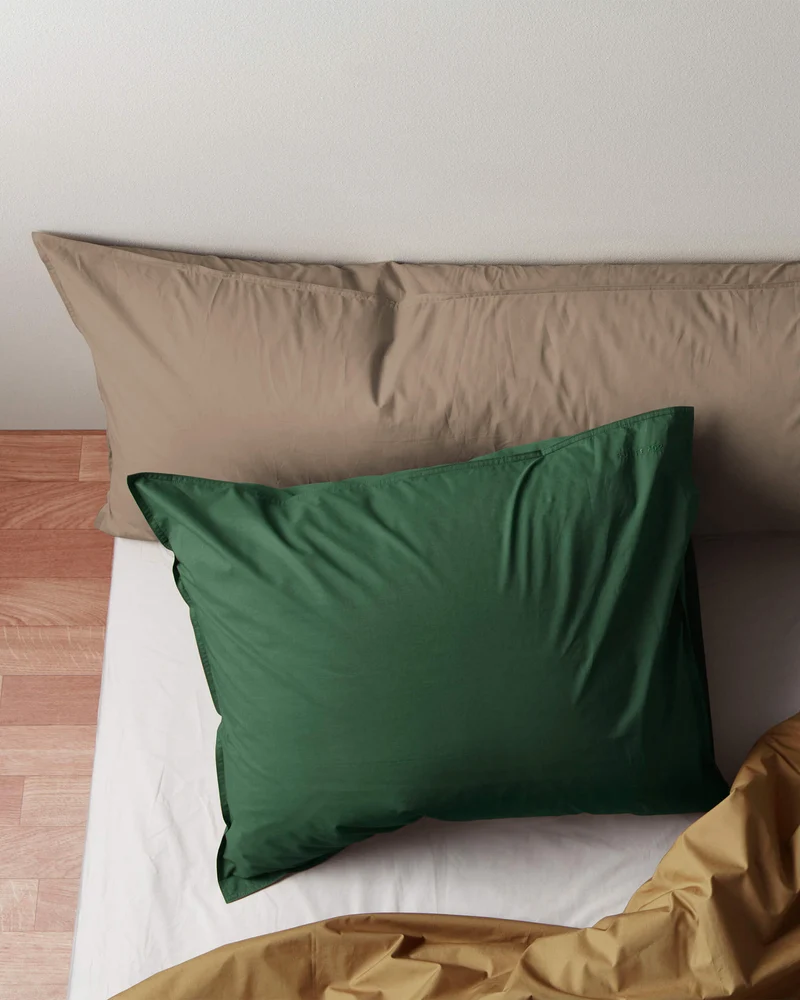 Duvet Cover Cotton Khaki Gold