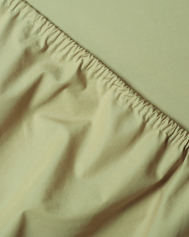 Fitted Sheet Cotton Pistachio