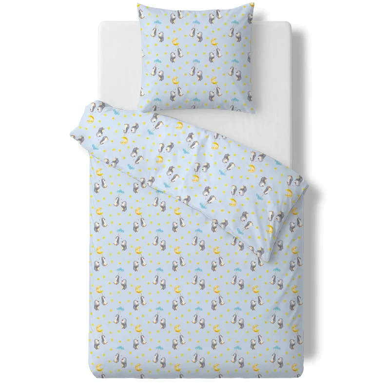 Bettwäsche Pinguin Oma schaukeln Muster