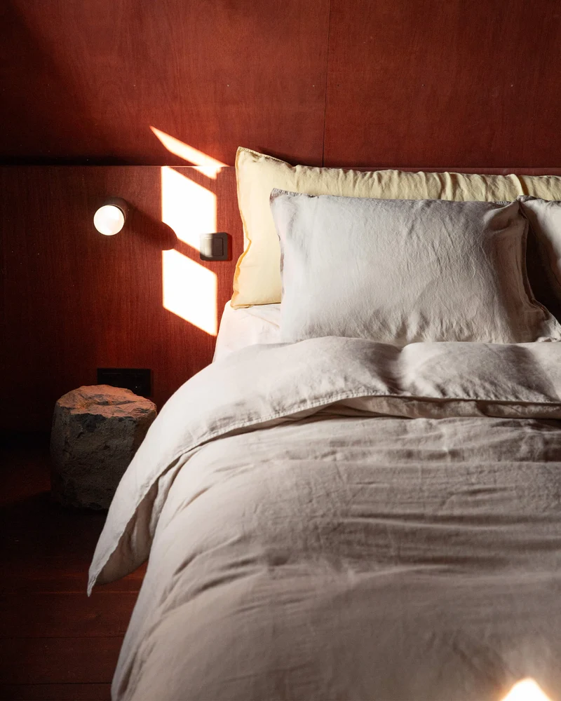 bedMATE Pillowcase Linen Creamy Yellow