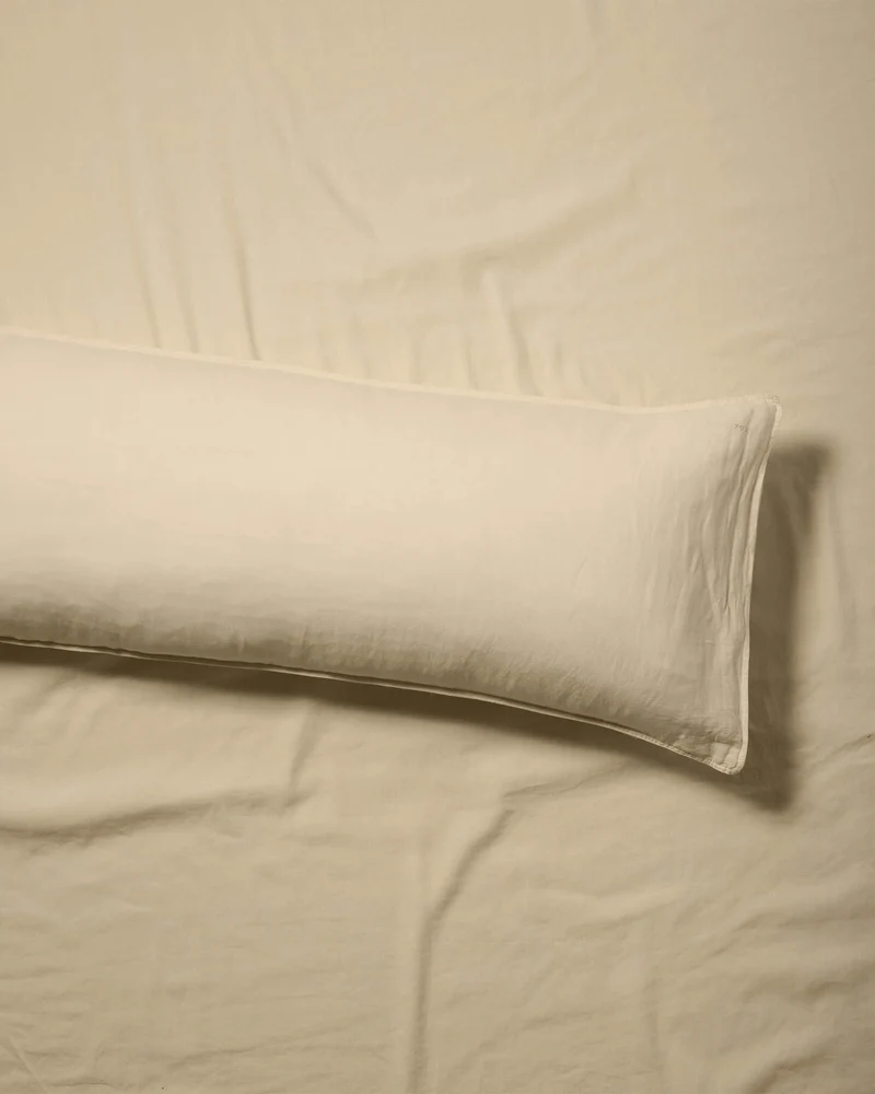 bedMATE Pillowcase Linen Creamy Yellow