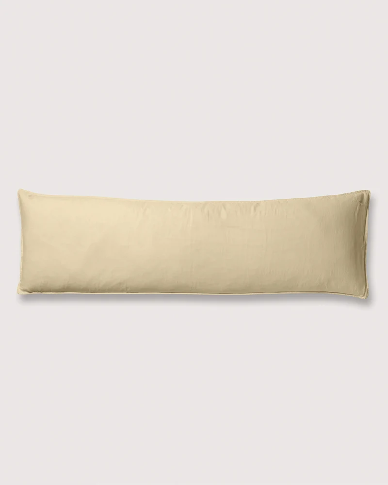bedMATE Pillowcase Linen Creamy Yellow