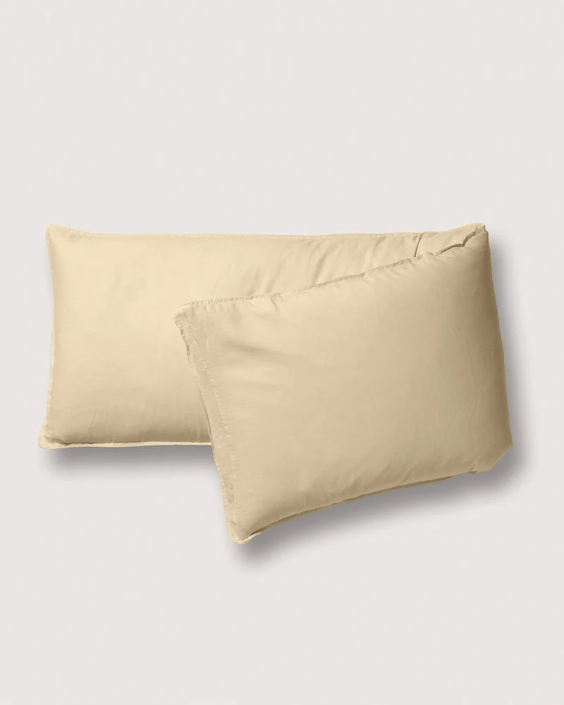 bedMATE Pillowcase Linen Creamy Yellow