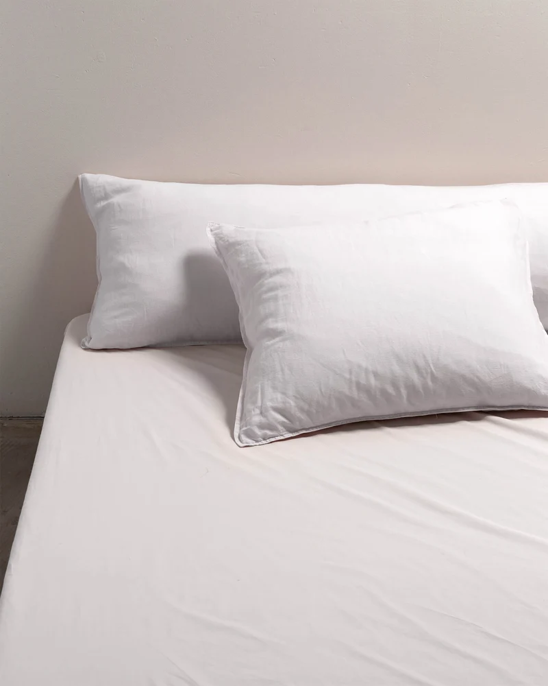bedMATE Pillowcase Linen White