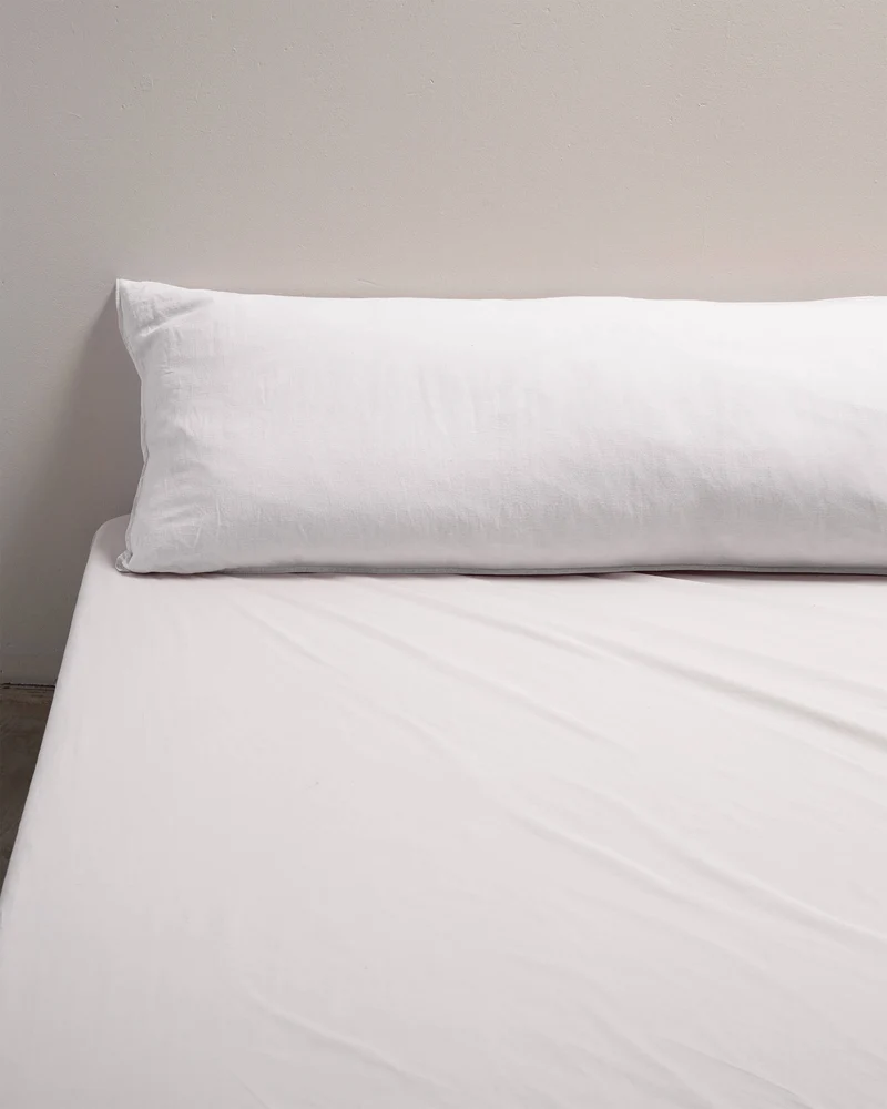 bedMATE Pillowcase Linen White