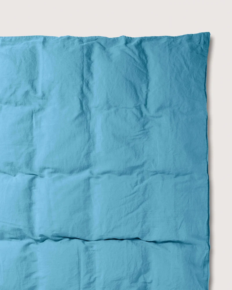 Duvet Cover Linen True Blue