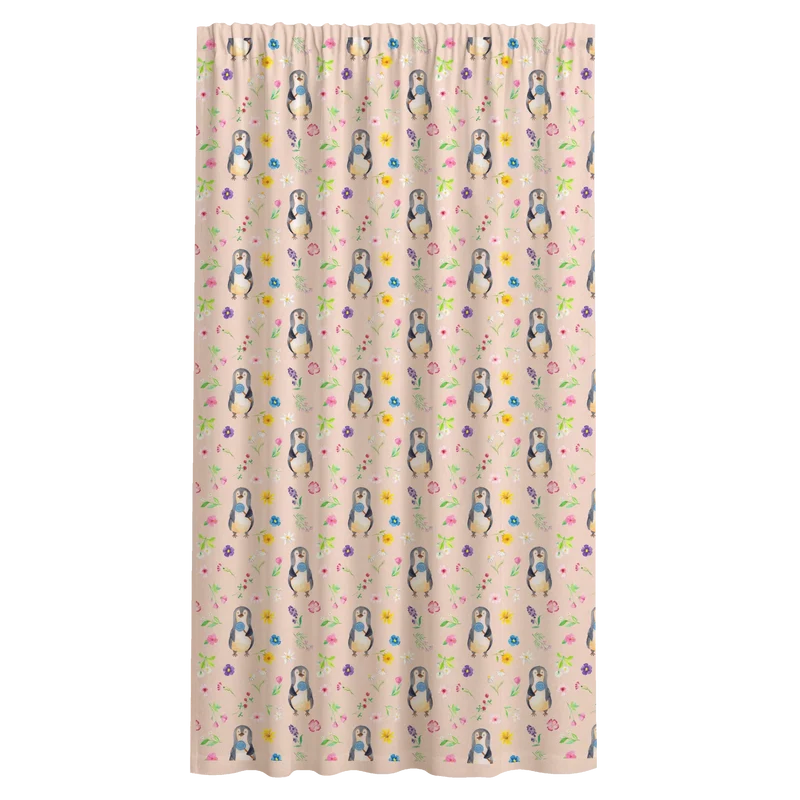 Vorhang Pinguin Lolli Muster