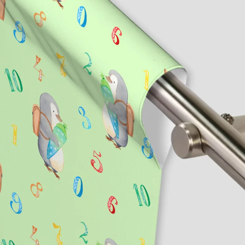 Vorhang Pinguin Schultüte Muster