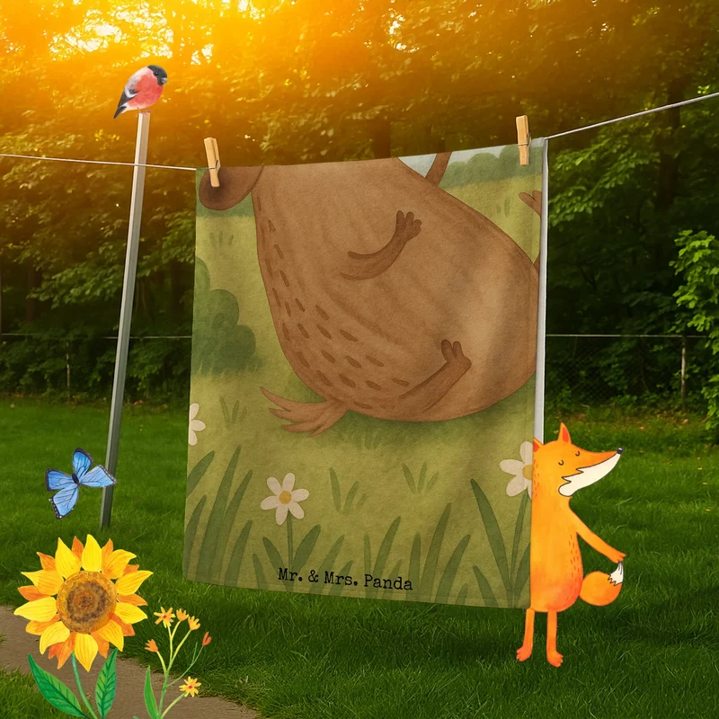 Badehandtuch Hund Keks Design