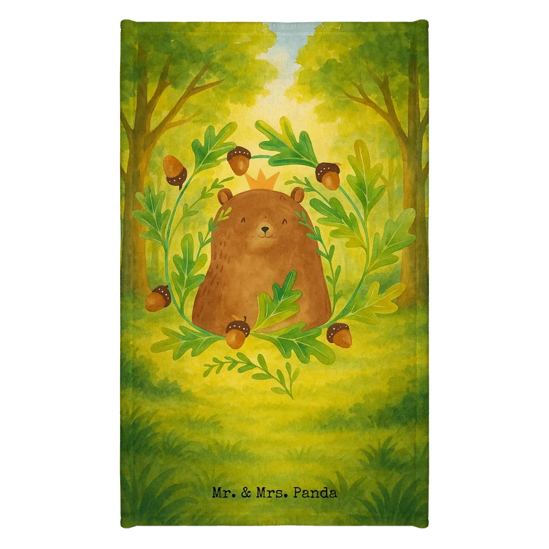 Gästehandtuch Bär König Design