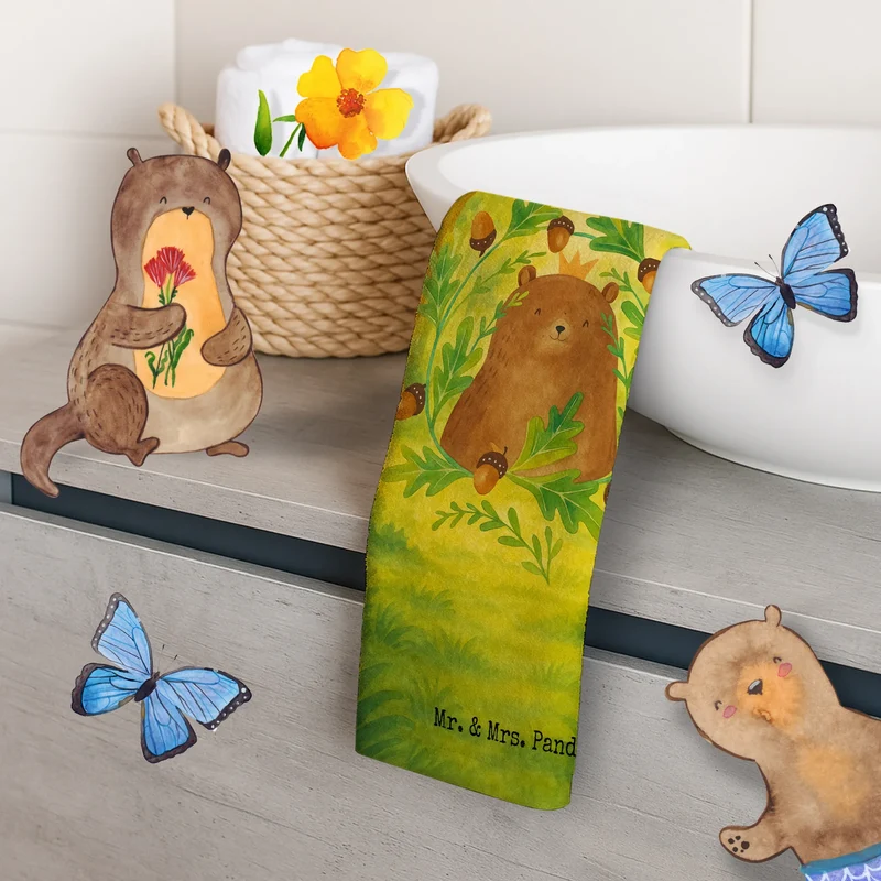 Gästehandtuch Bär König Design