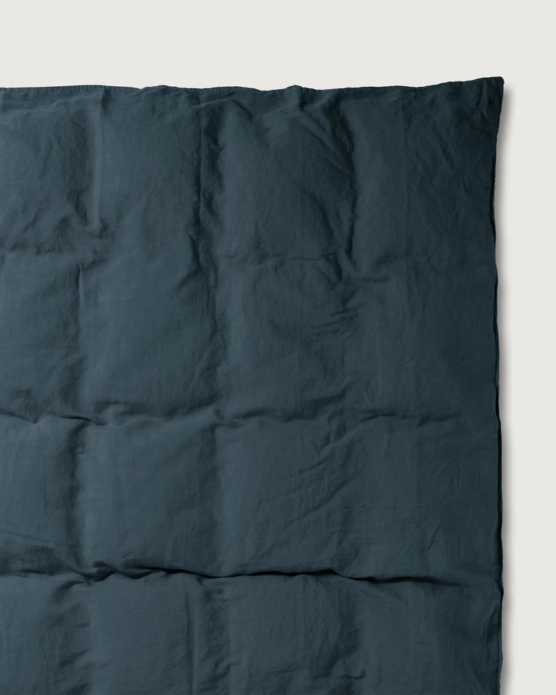 Duvet Cover Linen Midnight Blue