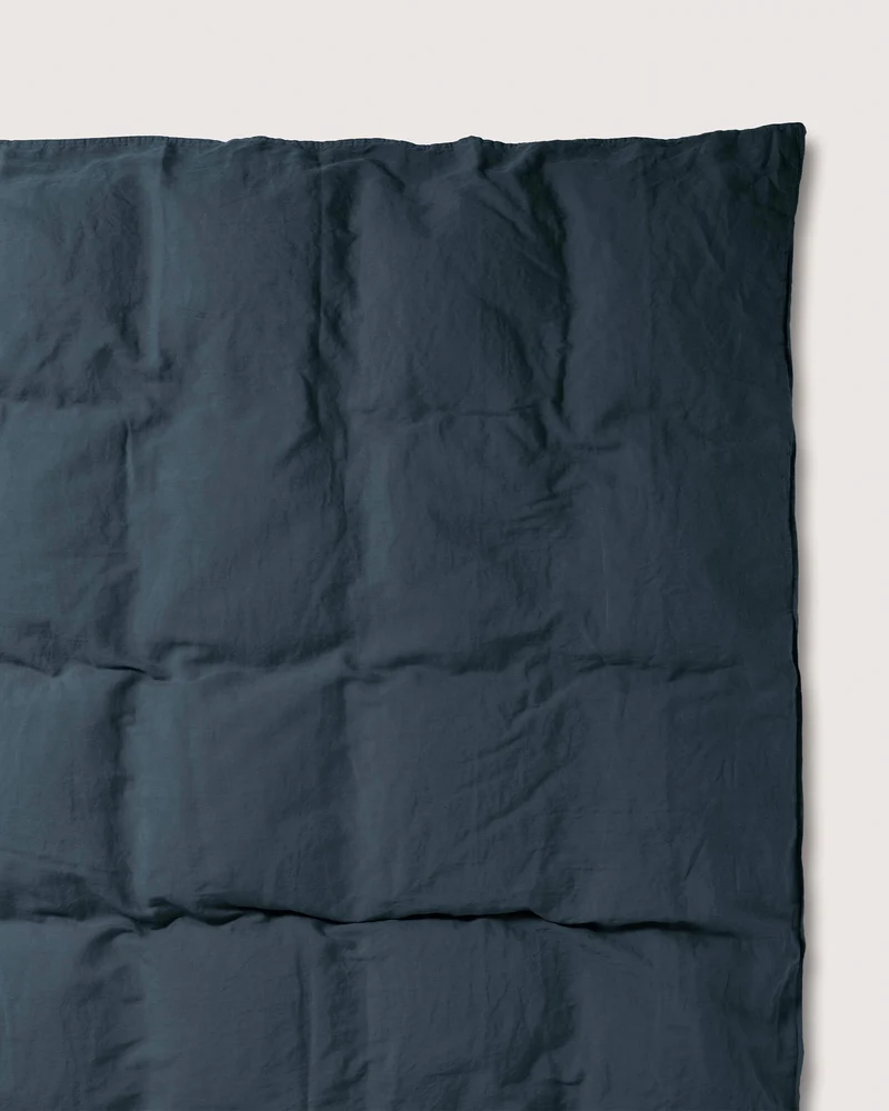 Duvet Cover Linen Midnight Blue