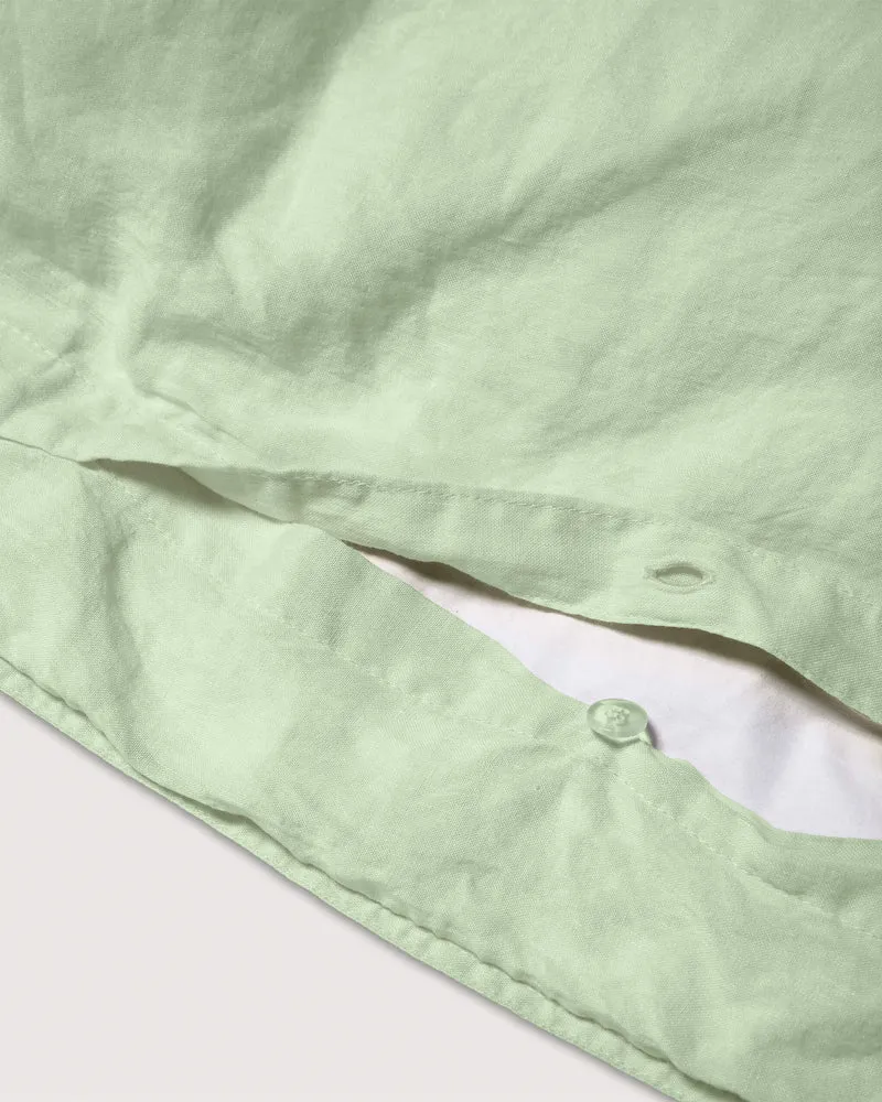 Duvet Cover Linen Green Mint