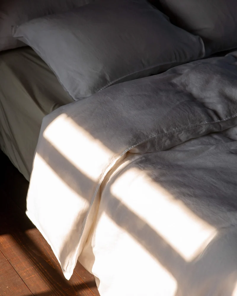 Duvet Cover Linen White