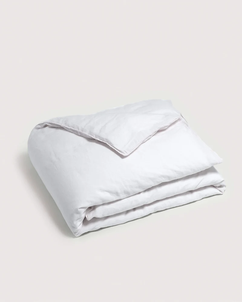 Duvet Cover Linen White