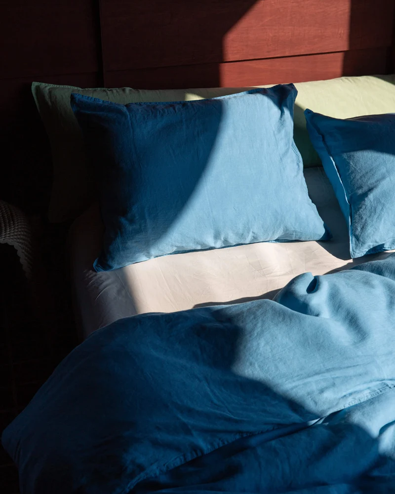 Pillowcase Linen True Blue
