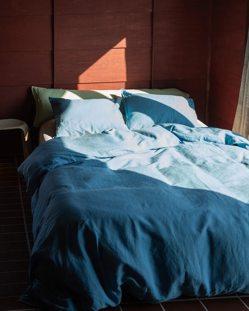 Pillowcase Linen True Blue