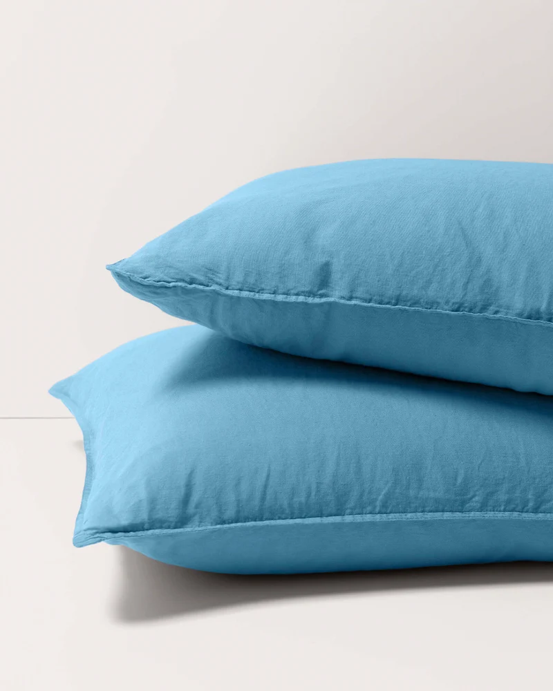 Pillowcase Linen True Blue