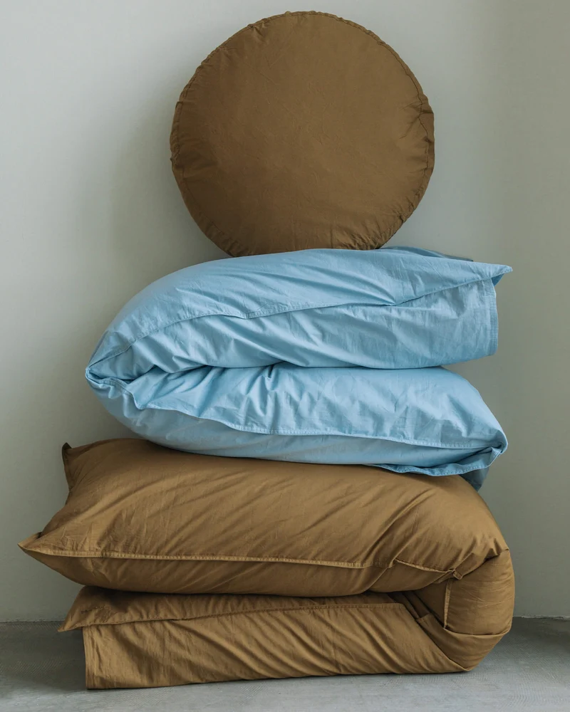 bedMATE Pillowcase Cotton Khaki Gold