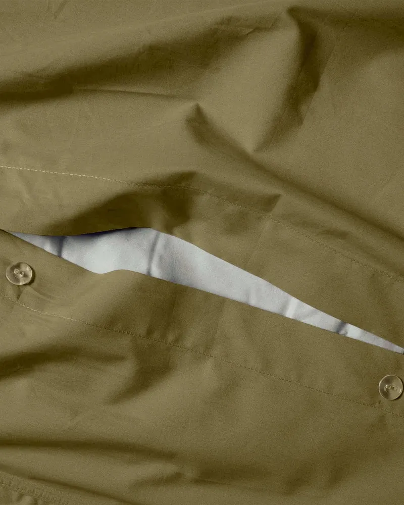 Duvet Cover Cotton Olive Green
