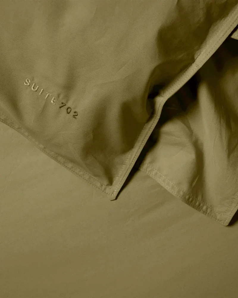 Duvet Cover Cotton Olive Green