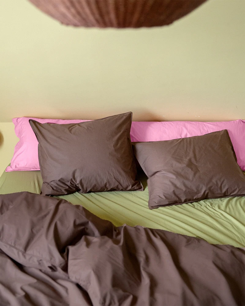 Fitted Sheet Cotton Olive Green