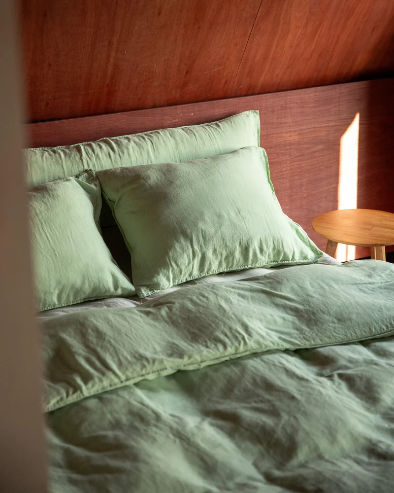 Pillowcase Linen Green Mint