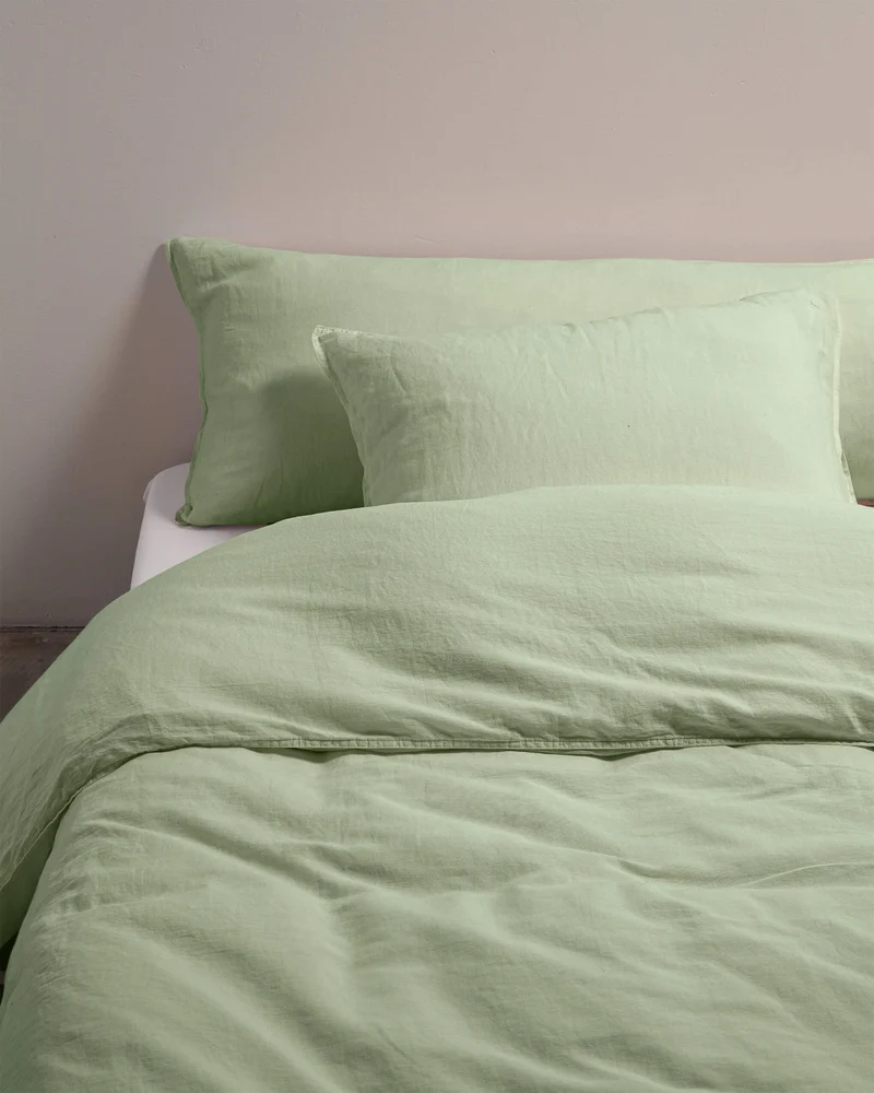 Pillowcase Linen Green Mint