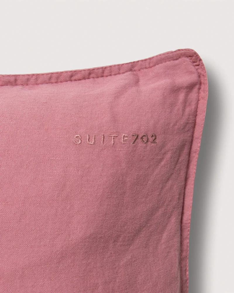 Pillowcase Linen Mauve Rose