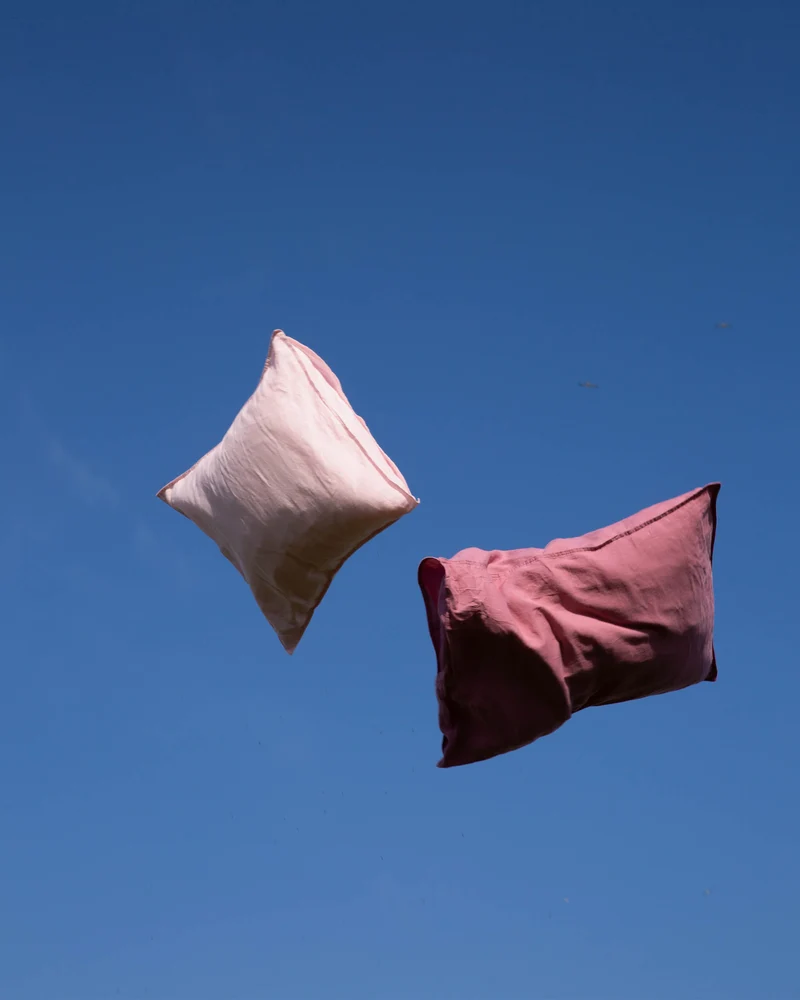 Pillowcase Linen Mauve Rose