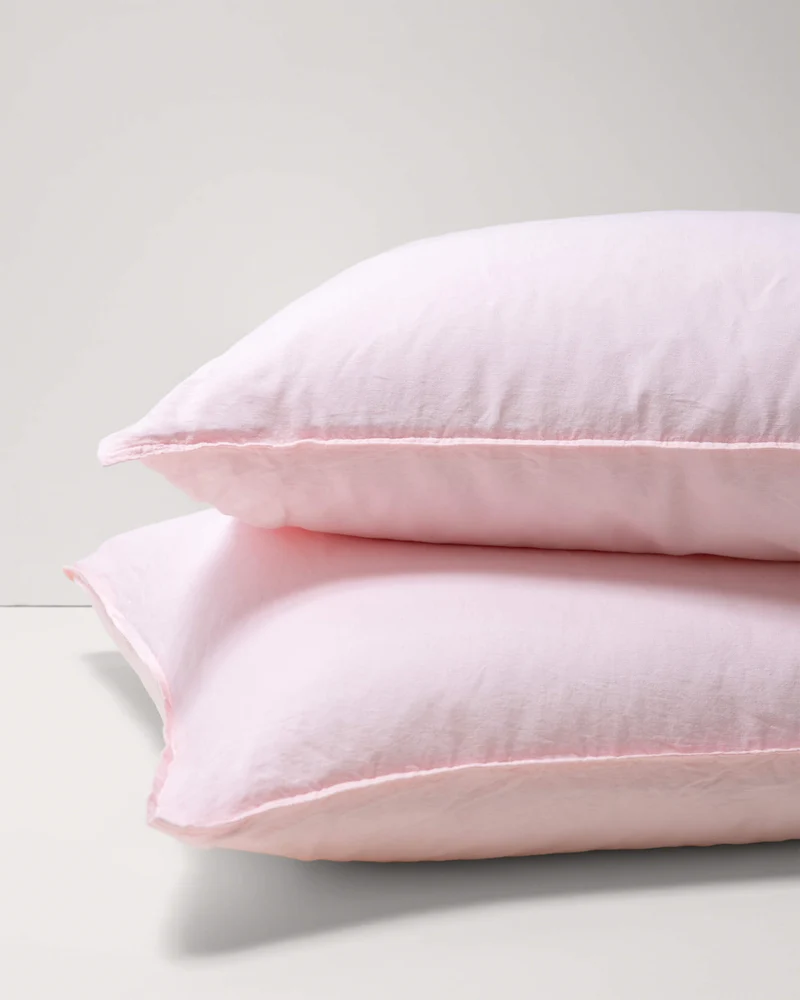 Pillowcase Linen Shell Pink
