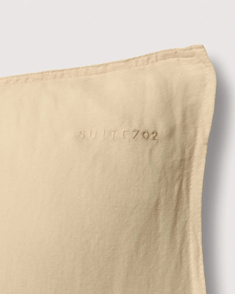 Pillowcase Linen Creamy Yellow