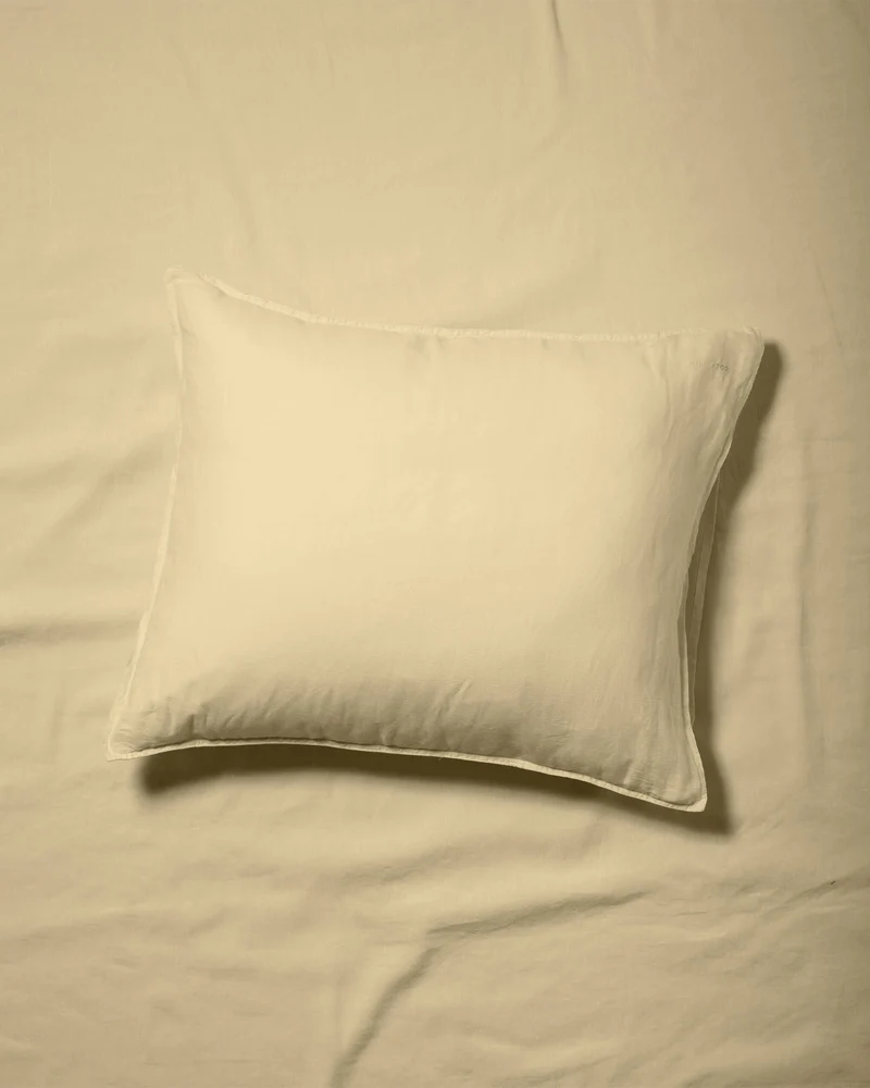 Pillowcase Linen Creamy Yellow