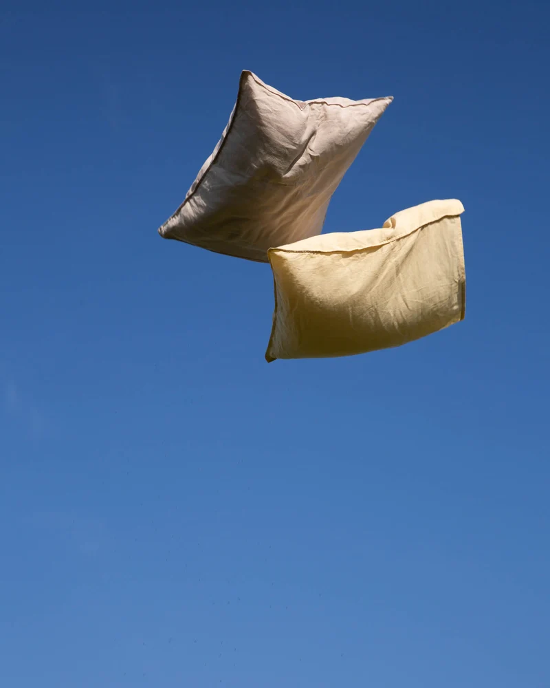 Pillowcase Linen Creamy Yellow
