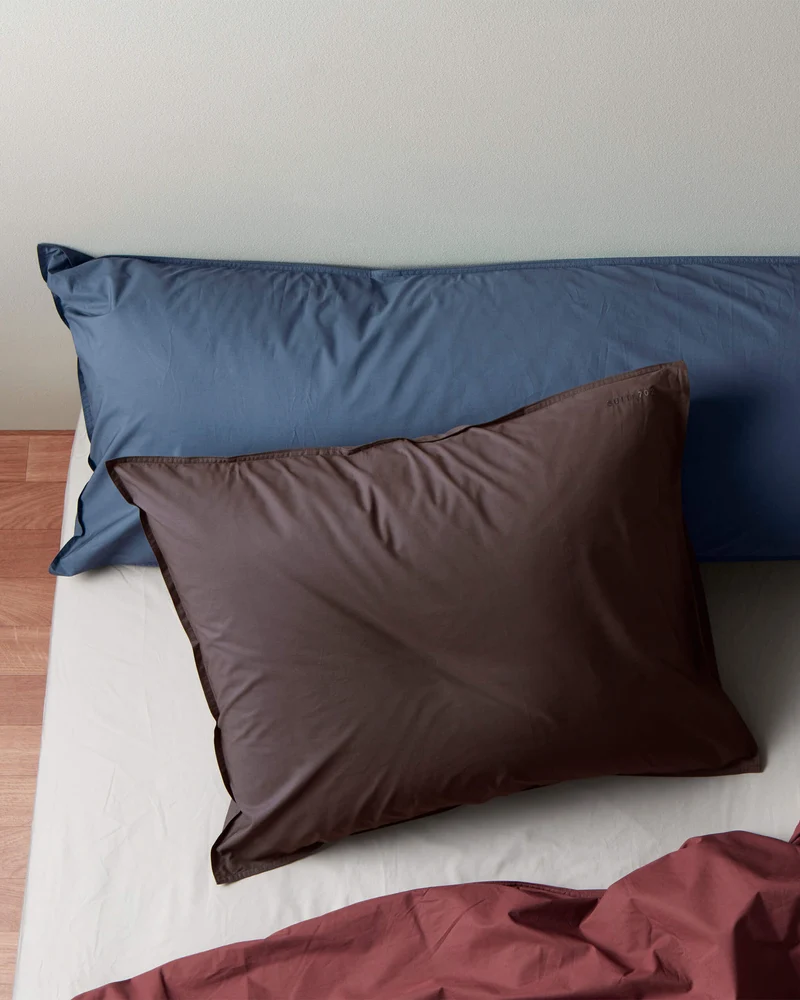 bedMATE Pillowcase Cotton Navy Blue