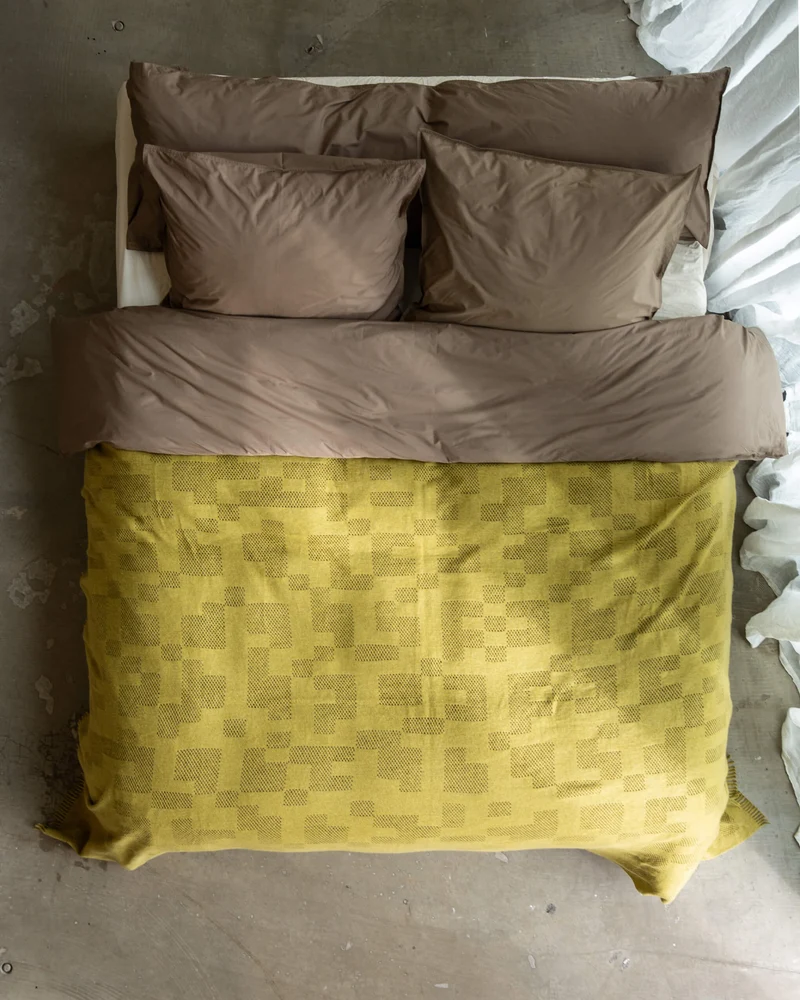 Bedspread Mesh Avocado Green