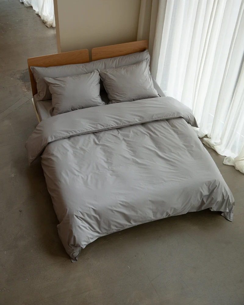 bedMATE Pillowcase Cotton Urban Grey