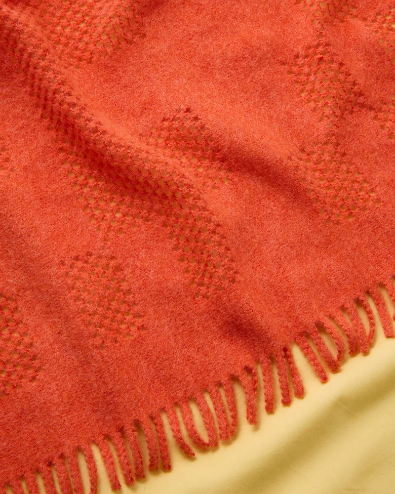 Bedspread Mesh Tomato Red