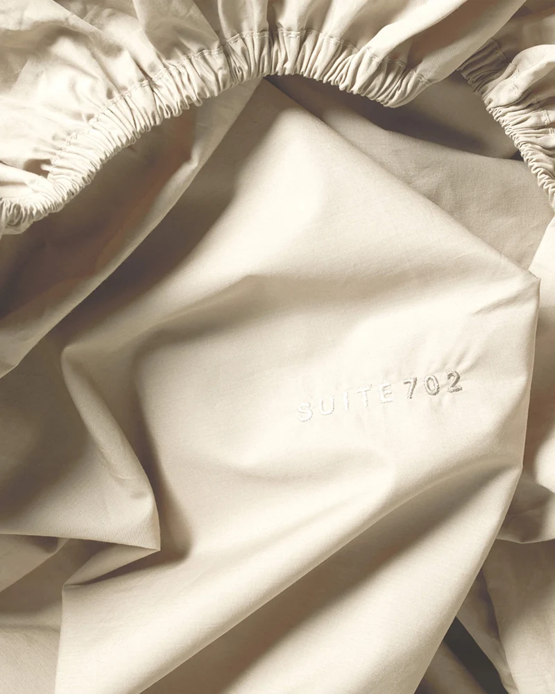 Fitted Sheet Cotton Ecru
