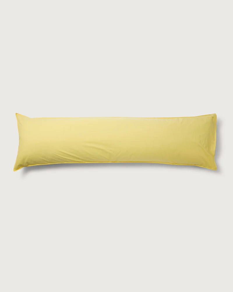 bedMATE Pillowcase Cotton Butter Yellow
