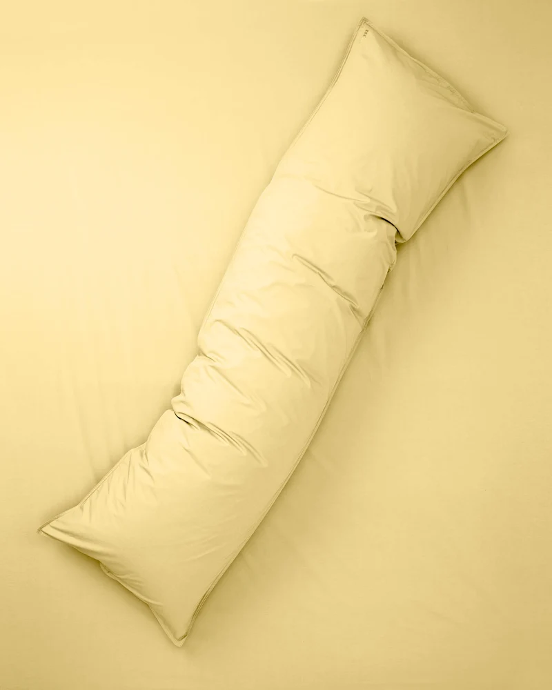 bedMATE Pillowcase Cotton Butter Yellow