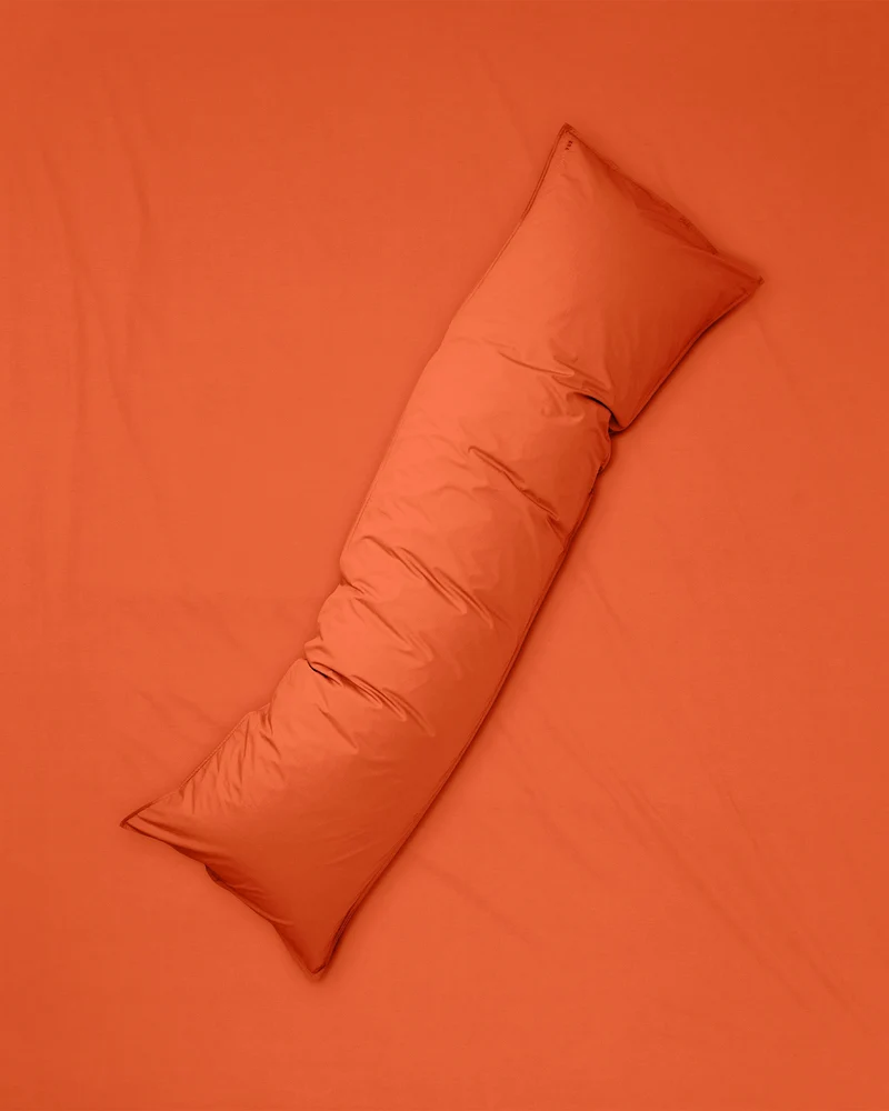 bedMATE Pillowcase Cotton Poppy Orange