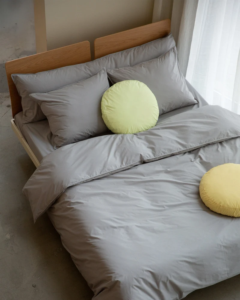 bedMATE Pillowcase Cotton Urban Grey