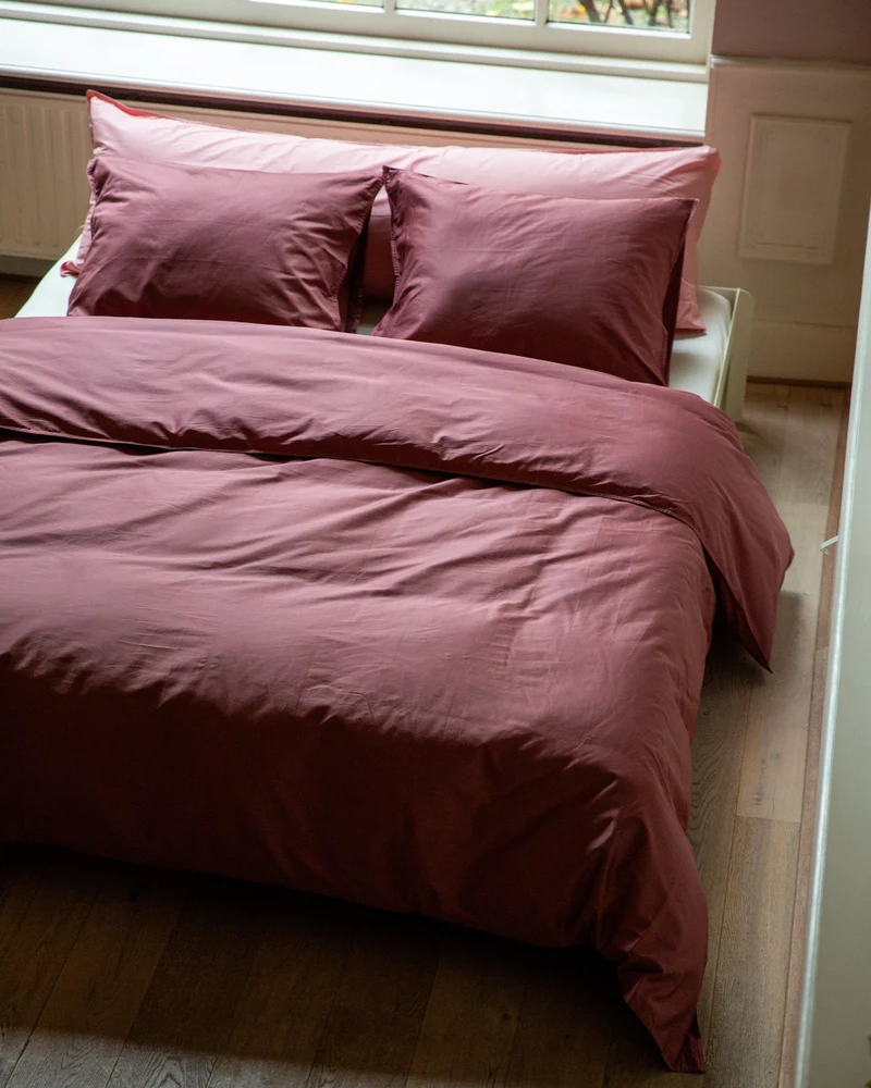 Pillowcase Satin Red Wine
