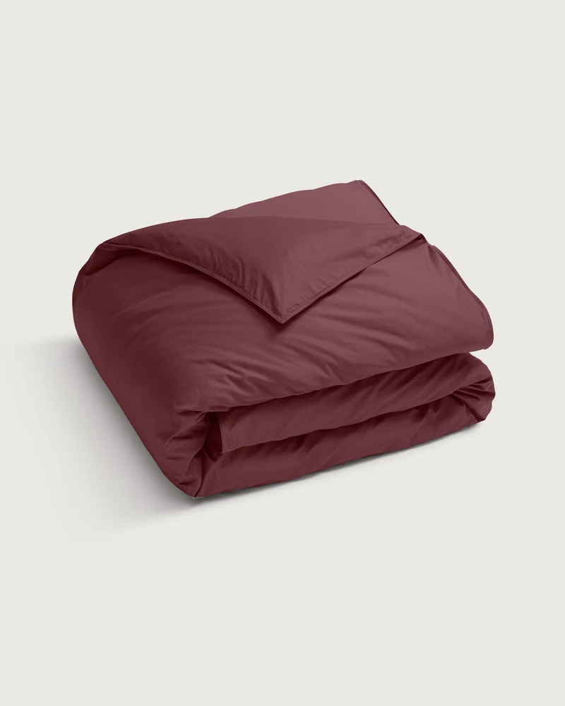 Duvet Cover Satin Red Wine
