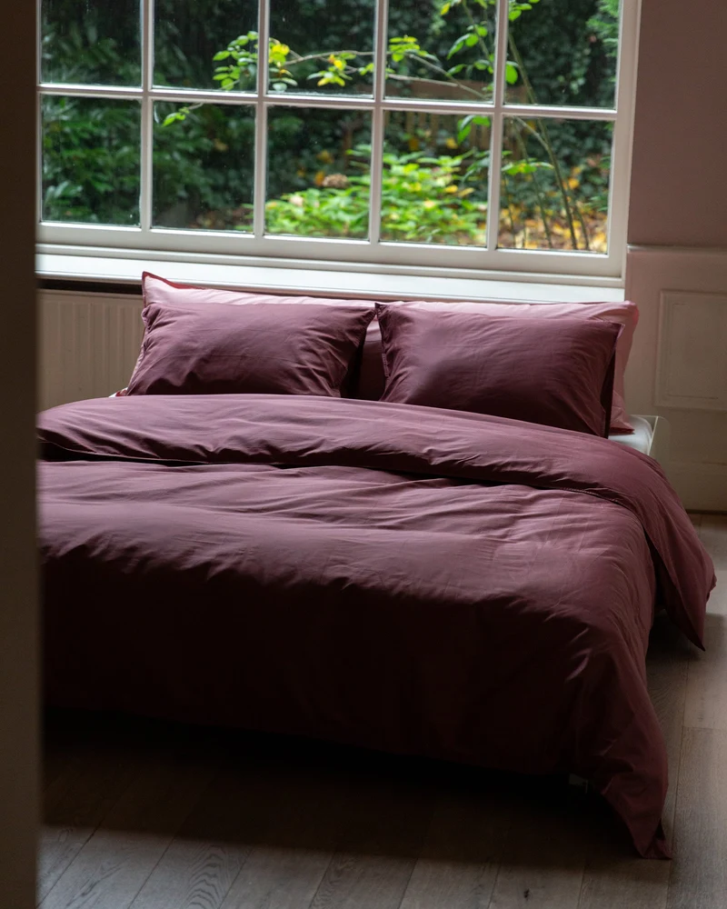 Pillowcase Satin Red Wine