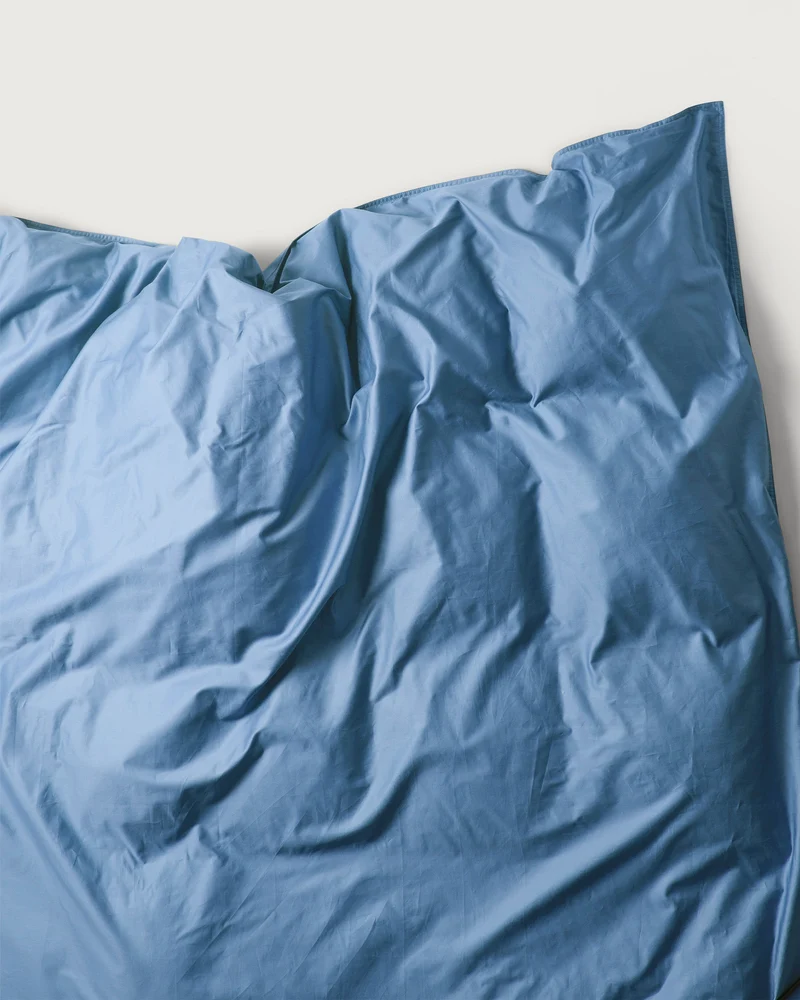 Duvet Cover Satin Ocean Blue