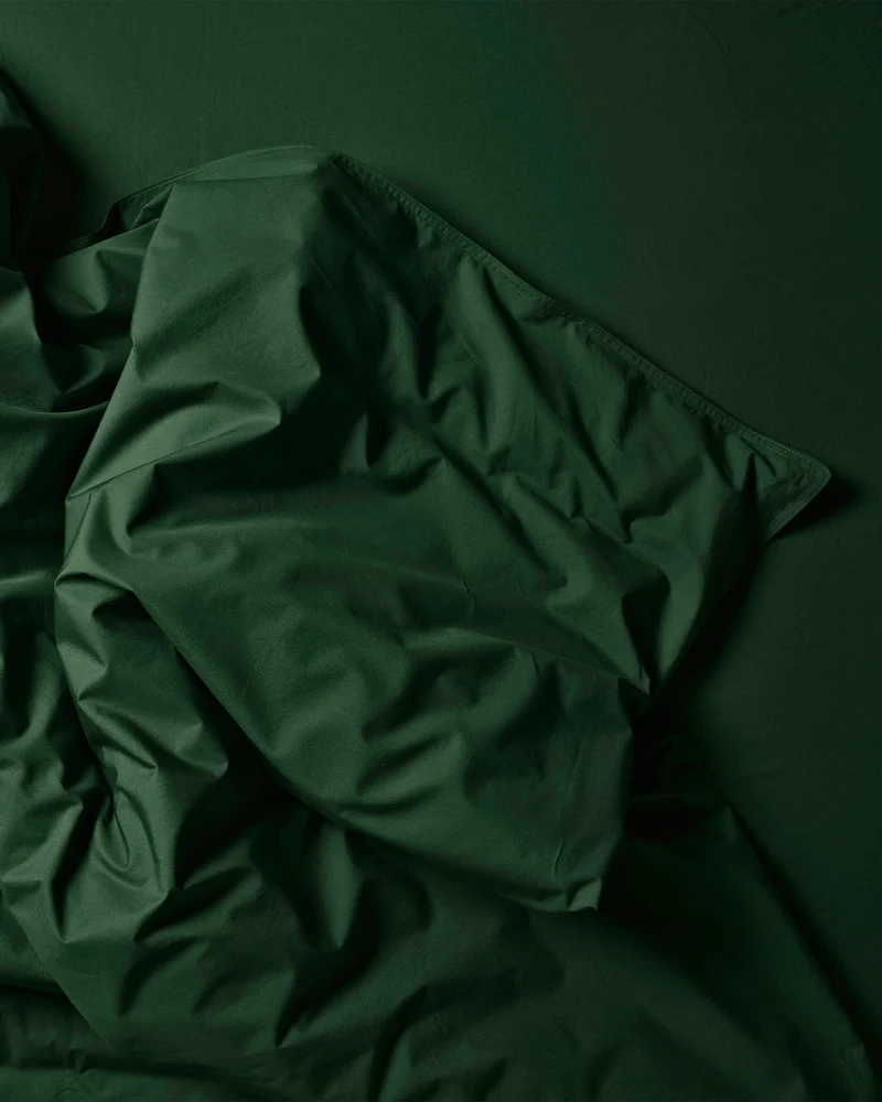 Duvet Cover Cotton Forest Green