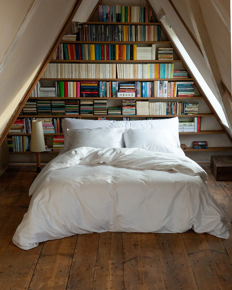 Duvet Cover Satin White